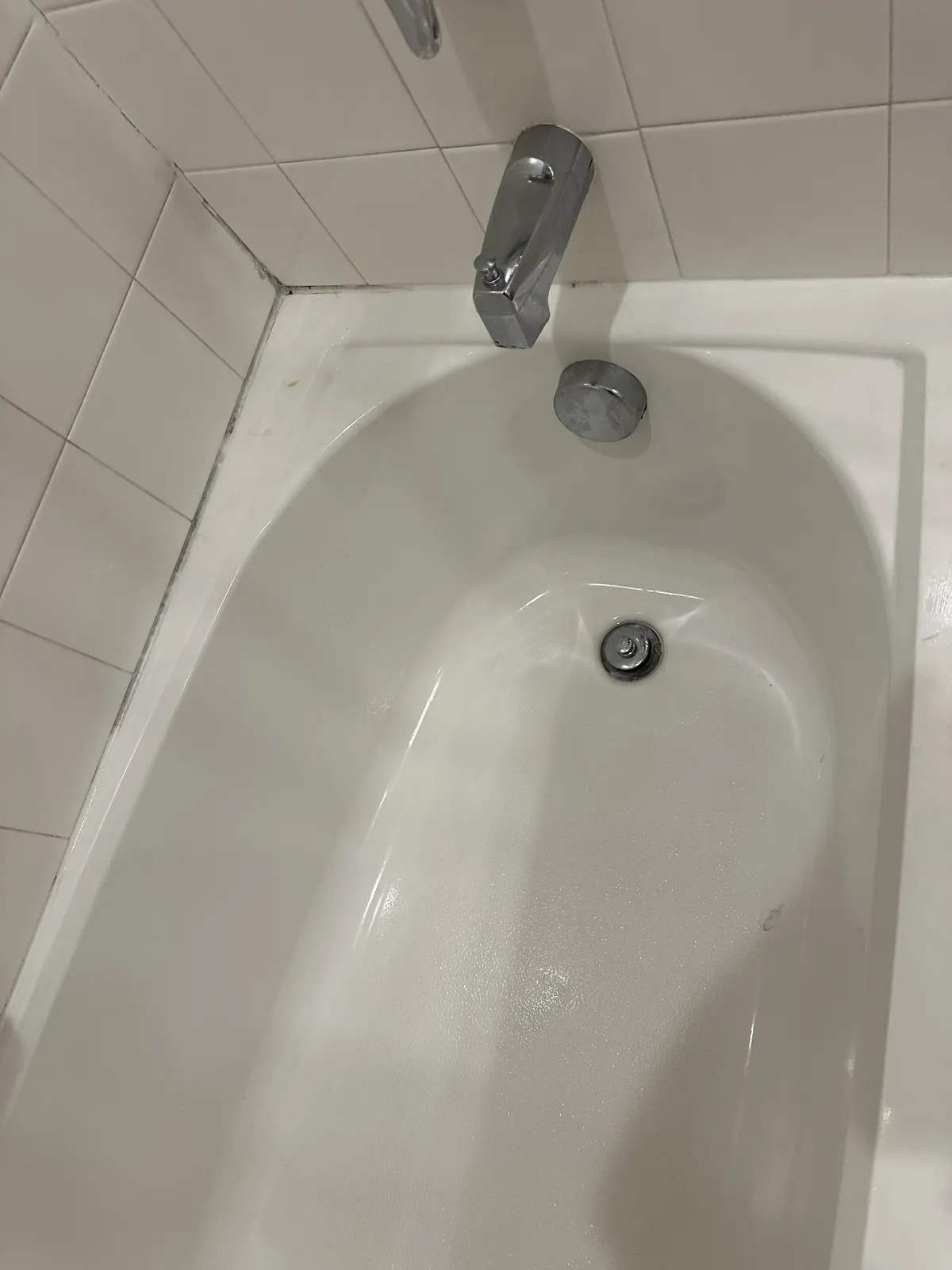 Bathtub, after cleaning
